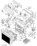 Section Diagram and Parts List for RB942G*02  Hotpoint Microwave Oven Combo