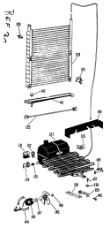 Section Diagram and Parts List for FVF16CVB  Hotpoint Freezer