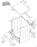 Section Diagram and Parts List for DLB1250BAL  Hotpoint Dryer