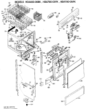 Part Location Diagram of WD34X5208 GE END TRIM SERVICE PNL Left Hand