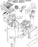 Part Location Diagram of WD6X183 GE Assembly SWITCH