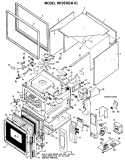 Section Diagram and Parts List for RK959G*01  Hotpoint Microwave Oven Combo
