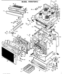 Section Diagram and Parts List for RH967G*01  Hotpoint Microwave Oven Combo