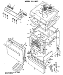 Part Location Diagram of WB56X6021 GE DOOR PANEL SL