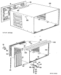 Section Diagram and Parts List for KLR18DAG3  Hotpoint Air Conditioner