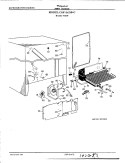 BACK VIEW Diagram and Parts List for CSF24DBG  Hotpoint Refrigerator