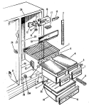 Section Diagram and Parts List for CSF24KMB  Hotpoint Refrigerator
