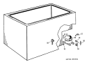 Section Diagram and Parts List for FH25CCC  Hotpoint Freezer