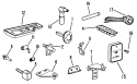 Section Diagram and Parts List for CSF24ELC  Hotpoint Refrigerator