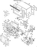 MICROWAVE OVEN Diagram and Parts List for RK960G*01  Hotpoint Microwave Oven Combo
