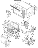 MICROWAVE OVEN Diagram and Parts List for RK960G*02  Hotpoint Microwave Oven Combo