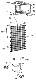 Part Location Diagram of WR85X0276 GE LO SIDE