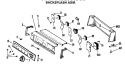 BACKSPLASH ASM. Diagram and Parts List for DLB2880DBL  Hotpoint Dryer