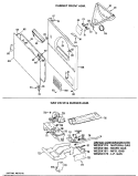 CABINET FRONT ASSM. Diagram and Parts List for DLL1550BCL  Hotpoint Dryer