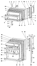 Part Location Diagram of WR22X5071 GE DOOR DAIRY/UTILITY Assembly