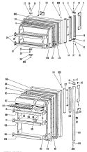 Section Diagram and Parts List for CTX20GFBR  Hotpoint Refrigerator