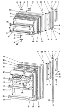 Section Diagram and Parts List for CTX23GFBR  Hotpoint Refrigerator