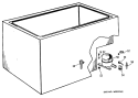Section Diagram and Parts List for FH15CFB  Hotpoint Freezer