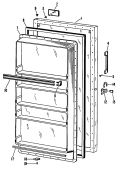 Section Diagram and Parts List for FVF16EFB  Hotpoint Freezer