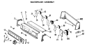 BACKSPLASH ASSEMBLY Diagram and Parts List for DLL2880DCL  Hotpoint Dryer