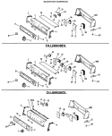 Section Diagram and Parts List for DLL1550BDL  Hotpoint Dryer