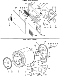 Part Location Diagram of WE19X0862 GE ESCUTCHEON