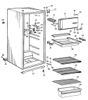 Part Location Diagram of WR71X1717 GE SHELF FF