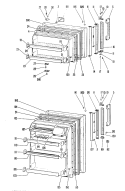 Section Diagram and Parts List for CTX18LGCR  Hotpoint Refrigerator