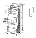 Part Location Diagram of WR78X7715 GE O.DOOR Left Hand (AD)