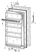 Section Diagram and Parts List for FV13CFC  Hotpoint Freezer