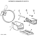 Part Location Diagram of 49-6354 GE INSTALLATION INSTRUCTION
