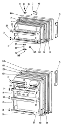 Part Location Diagram of WR71X1733 GE FRONT DOOR SHELF