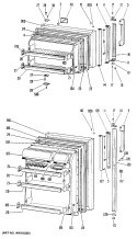 Section Diagram and Parts List for CTX23GGBR  Hotpoint Refrigerator