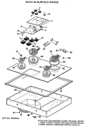 Part Location Diagram of WB62X5235 GE COOKTOP AD