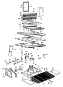Section Diagram and Parts List for CTX18GGRR  Hotpoint Refrigerator