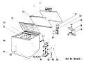 Part Location Diagram of WR77X5645 GE INNER LID PANEL