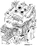 Part Location Diagram of WB02X0584 GE USE GEH WB2X584