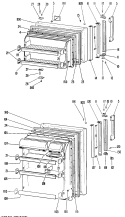 Section Diagram and Parts List for CTX18GHBR  Hotpoint Refrigerator