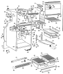 Section Diagram and Parts List for CTX18GHBR  Hotpoint Refrigerator