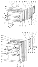 Section Diagram and Parts List for CTX20EHBR  Hotpoint Refrigerator