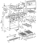 Part Location Diagram of WR17X2017 GE MULLION CROSSPIECE