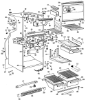 Part Location Diagram of WR17X1598 GE SHIELD LIGHT FF