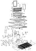 Part Location Diagram of WR17X6187 GE BAFFLE RIGHT SIDE Assembly