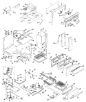 Section Diagram and Parts List for RGC657EH2  Hotpoint Range