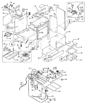 Section Diagram and Parts List for RGB744GEH2  Hotpoint Range