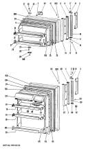 Section Diagram and Parts List for CTX23EHBR  Hotpoint Refrigerator