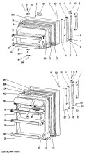 Section Diagram and Parts List for CTX23EHCR  Hotpoint Refrigerator