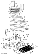 Section Diagram and Parts List for CTX23GHBR  Hotpoint Refrigerator