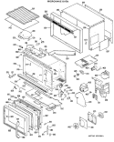 MICROWAVE OVEN Diagram and Parts List for RK962G*K1  Hotpoint Microwave Oven Combo