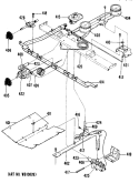 Section Diagram and Parts List for RGB628GPJ3  Hotpoint Range